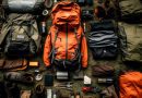 Selection of needed camping items