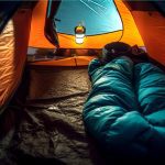 Sleeping comfortably while camping