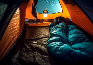 Sleeping comfortably while camping