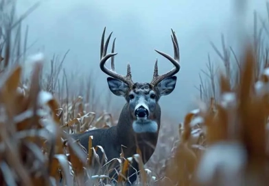vecteezy_ai-generated-portrait-of-deer-standing-amidst-plants-on-field_41407398