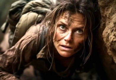 What Is The 333 Rule For Survival? vecteezy_determined-woman-climbs-a-steep-mountain-trail-ai-generative_29670360