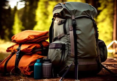 vecteezy_travel-bags-in-front-of-a-camping-tent-hiking-gear_22628436