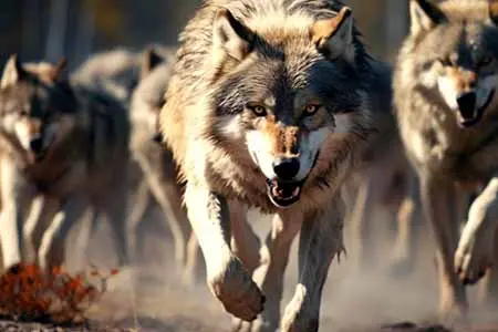 Wolves are one of the most dangerous animals to be aware of while hiking.