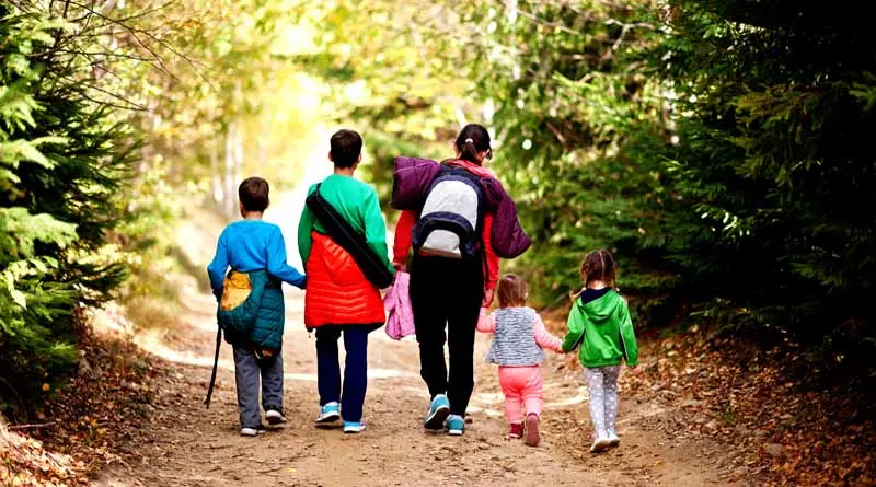 vecteezy_back-of-mother-with-four-kids-walking-on-wood-mountains_5850669